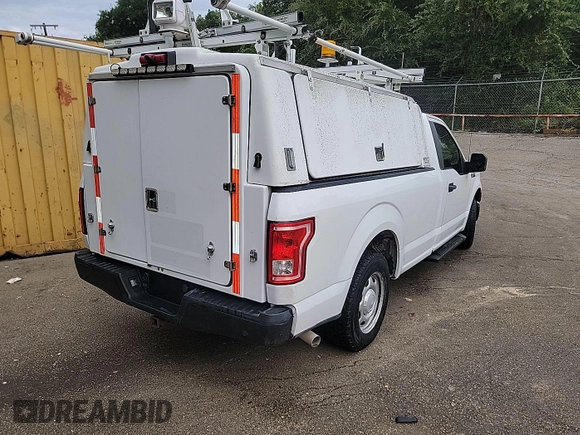 2017 Ford F-150 XL with VIN 1FTNF1CF4HKE26025, listed as a IAAI auction lot 42777640 with 127,641 mi miles and . Bid and sale history available at DreamBid. Image 3.