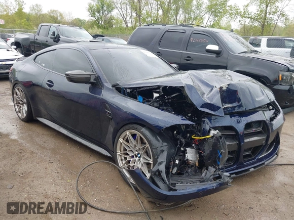 2024 BMW M4 Competition xDrive z VIN WBS43AZ07RCR10248, wystawiony jako IAAI lot #42196536 z przebiegiem 1 718 mil mil oraz . Historia ofert i sprzedaży dostępna na DreamBid. Obrazek 1.