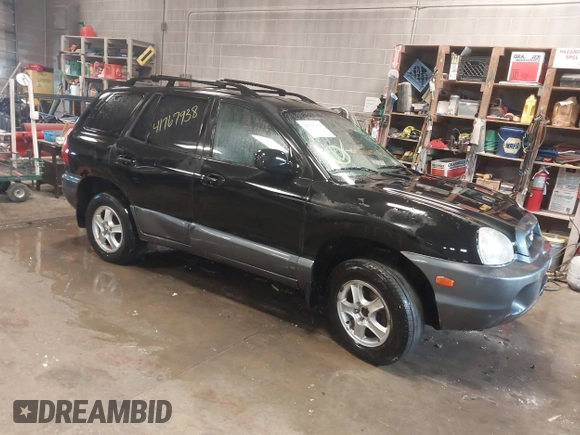 2003 Hyundai Santa Fe GLS with VIN KM8SC73D43U351672, listed as a IAAI auction lot 41767938 with 175,843 mi miles. Bid and sale history available at carsss.com. Image 1.