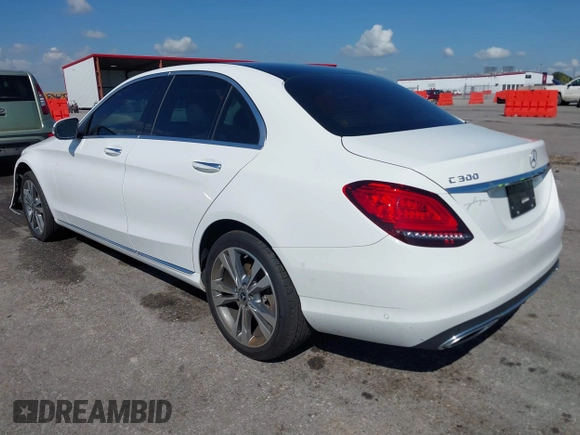 2020 Mercedes-Benz C 300 with VIN W1KWF8EB8LR593114, listed as a IAAI auction lot 40406690 with 83,798 mi miles and . Bid and sale history available at DreamBid. Image 3.