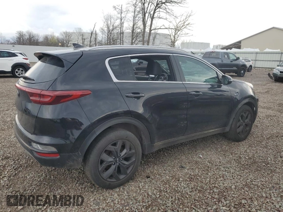 2021 Kia Sportage S with VIN KNDP6CAC1M7874734, listed as a Copart auction lot 53832835 with 29,559 mi miles and Salvage Title. Bid and sale history available at DreamBid. Image 3.