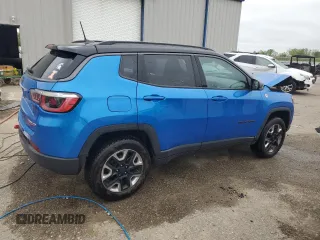 2018 Jeep Compass Trailhawk with VIN 3C4NJDDBXJT139496, listed as a Copart auction lot 57068265 with 105,809 mi miles and Salvage title. Bid and sale history available at DreamBid. Image 3.
