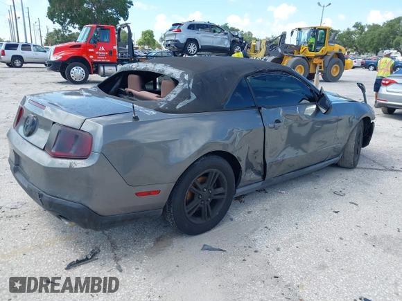 2011 Ford Mustang V6 with VIN 1ZVBP8EM3B5129187, listed as a IAAI auction lot 42555189 with 199,261 mi miles and . Bid and sale history available at DreamBid. Image 4.