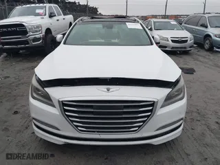 2015 Hyundai Genesis 5.0L with VIN KMHGN4JF0FU043700, listed as a IAAI auction lot 41527863 with 110,520 mi miles. Bid and sale history available at carsss.com. Image 13.