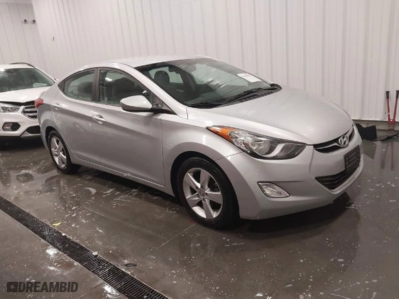 2013 Hyundai Elantra GLS PZEV with VIN 5NPDH4AE1DH445352, listed as a IAAI auction lot 41450395 with 93,248 mi miles. Bid and sale history available at carsss.com. Image 1.