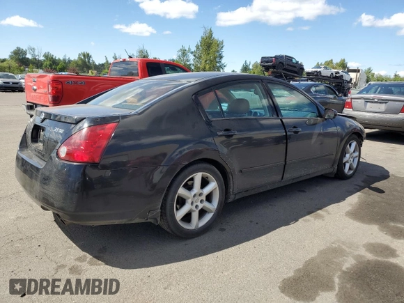 2004 Nissan Maxima SE with VIN 1N4BA41E14C812604, listed as a Copart auction lot 58680314 with 279,799 mi miles and Salvage Title. Bid and sale history available at carsss.com. Image 3.