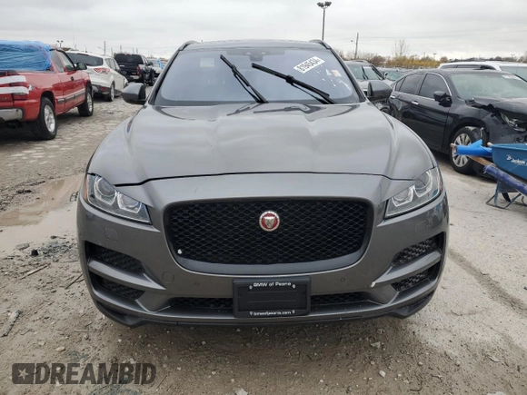 2018 Jaguar F-Pace 20d Premium with VIN SADCJ2FNXJA257790, listed as a Copart auction lot 81945434 with 76,524 mi miles and Clean Title. Bid and sale history available at DreamBid. Image 5.