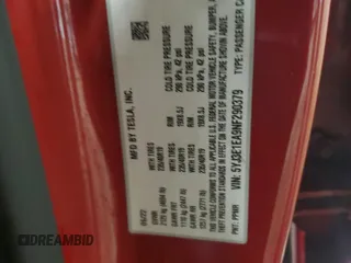 2022 Tesla Model 3 z VIN 5YJ3E1EA9NF290379, wystawiony jako Copart lot #58964045 z przebiegiem 132 105 mil mil oraz Czysty tytuł • Clean title. Historia ofert i sprzedaży dostępna na DreamBid. Obrazek 12.