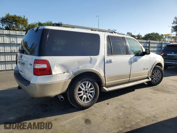 2007 Ford Expedition Max Eddie Bauer z VIN 1FMFK17557LA61750, wystawiony jako Copart lot #49538285 z przebiegiem 231 193 mil mil oraz Nie do naprawy • Non repairable. Historia ofert i sprzedaży dostępna na DreamBid. Obrazek 3.