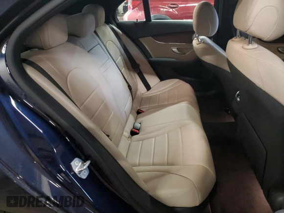 2021 Mercedes-Benz C 300 with VIN W1KWF8EB8MR644824, listed as a Copart auction lot 46286505 with 27,075 mi miles and Non Repairable. Bid and sale history available at carsss.com. Image 10.