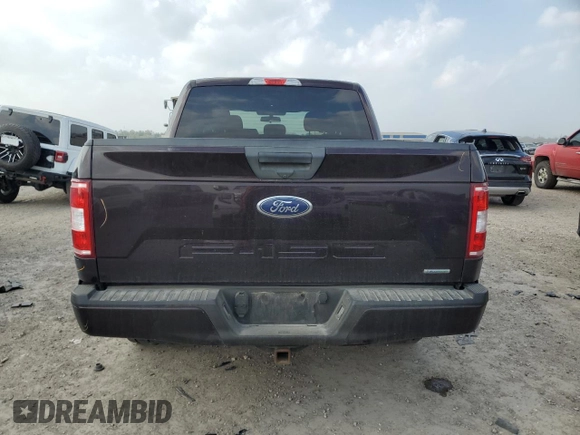 2018 Ford F-150 XL with VIN 1FTEW1CP2JKF67447, listed as a Copart auction lot 49094525 with 159,975 mi miles and Salvage Title. Bid and sale history available at carsss.com. Image 6.