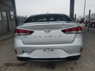 2018 Hyundai Sonata SEL with VIN 5NPE34AF8JH716737, listed as a Copart auction lot 52597155 with 157,574 mi miles and Clean Title. Bid and sale history available at DreamBid. Image 6.