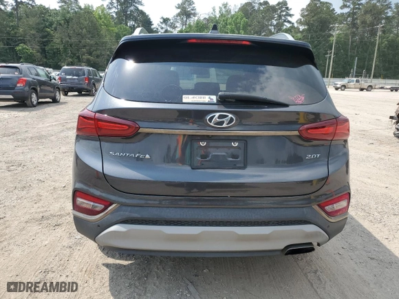 2020 Hyundai Santa Fe Limited with VIN 5NMS53AA8LH282847, listed as a Copart auction lot 54123895 with 62,874 mi miles and Salvage Title. Bid and sale history available at carsss.com. Image 6.