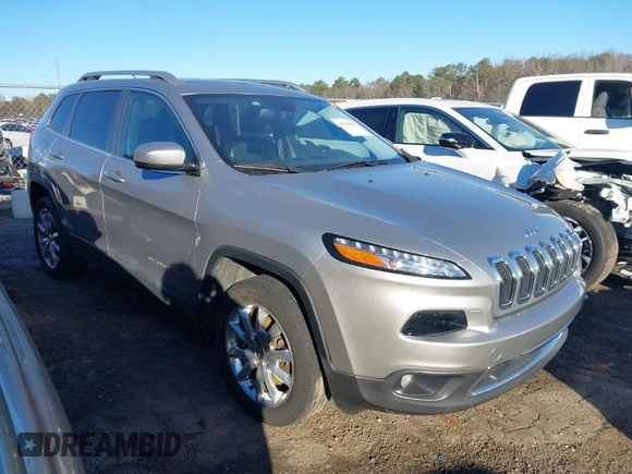 2014 Jeep Cherokee Limited with VIN 1C4PJLDB8EW221620, listed as a IAAI auction lot 41670020 with 171,513 mi miles. Bid and sale history available at carsss.com. Image 1.