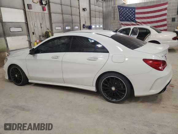 2016 Mercedes-Benz CLA with VIN WDDSJ4GB0GN351529, listed as a Copart auction lot 50374935 with 104,316 mi miles and Clean Title. Bid and sale history available at carsss.com. Image 2.