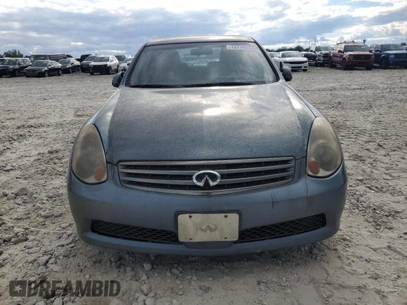 2005 Infiniti G35 Sedan with VIN JNKCV51E45M211447, listed as a Copart auction lot 49301135 with 196,652 mi miles and Non Repairable. Bid and sale history available at carsss.com. Image 5.