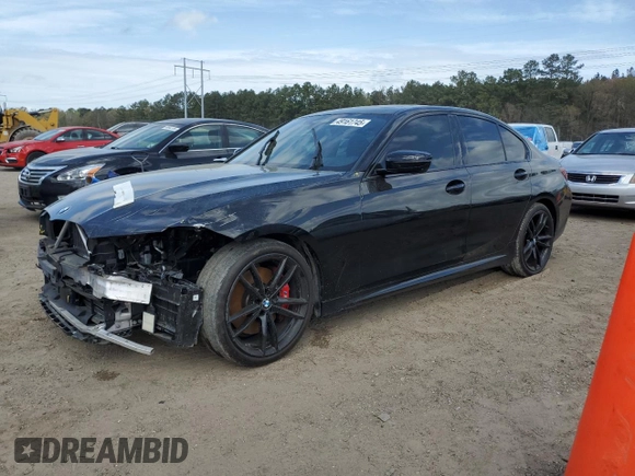 2022 BMW 3 Series M340i with VIN 3MW5U7J09N8C70162, listed as a Copart auction lot 49161745 with 40,503 mi miles and Salvage Title. Bid and sale history available at carsss.com. Image 1.
