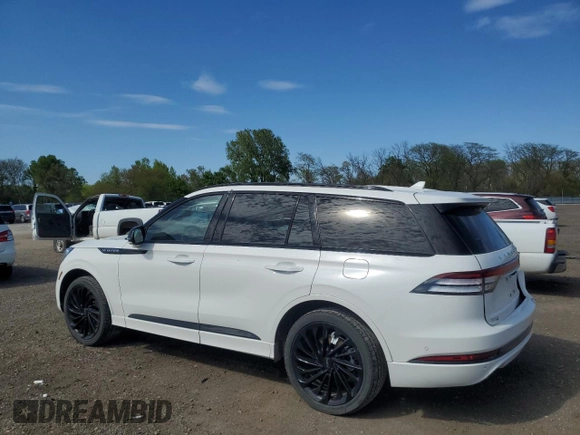 2022 Lincoln Aviator Reserve with VIN 5LM5J7XC2NGL14736, listed as a Copart auction lot 54903515 with 47,598 mi miles and Salvage title. Bid and sale history available at DreamBid. Image 2.