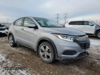 2021 Honda HR-V LX with VIN 3CZRU5H3XMM702749, listed as a Copart auction lot 42146225 with 81,515 mi miles and Salvage Title. Bid and sale history available at carsss.com. Image 4.