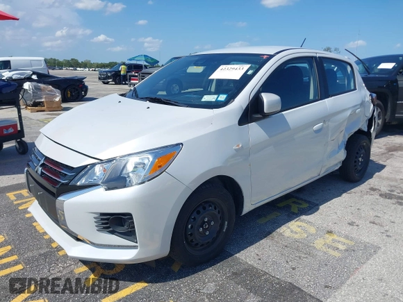 2024 Mitsubishi Mirage ES z VIN ML32AUHJXRH012264, wystawiony jako IAAI lot #42329433 z przebiegiem 11 904 mil mil oraz . Historia ofert i sprzedaży dostępna na DreamBid. Obrazek 2.
