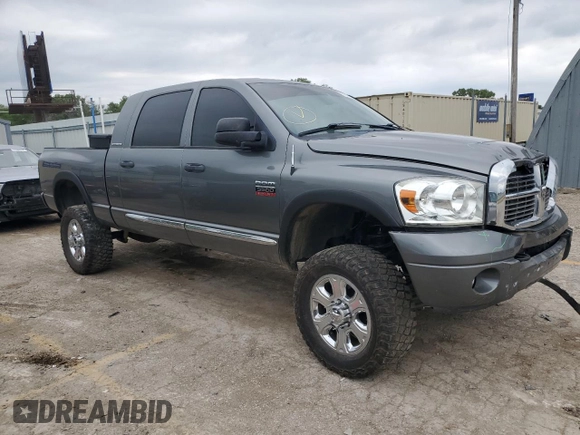 2007 Dodge Ram 3500 SXT with VIN 3D7MX39A47G781885, listed as a Copart auction lot 57510764 with 192,720 mi miles and Salvage Title. Bid and sale history available at carsss.com. Image 4.