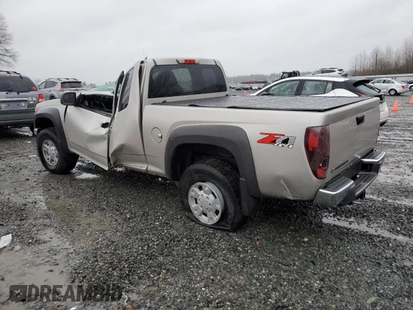 2007 Chevrolet Colorado LT w/1LT with VIN 1GCDT19E778136618, listed as a Copart auction lot 86568044 with 0 mi miles and Salvage Title. Bid and sale history available at carsss.com. Image 2.