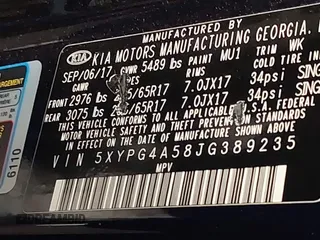 2018 Kia Sorento LX with VIN 5XYPG4A58JG389235, listed as a IAAI auction lot 41806553 with 134,594 mi miles and . Bid and sale history available at DreamBid. Image 9.