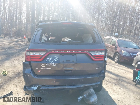 2019 Dodge Durango GT with VIN 1C4RDJDG8KC770506, listed as a IAAI auction lot 41768759 with 120,178 mi miles and . Bid and sale history available at DreamBid. Image 15.