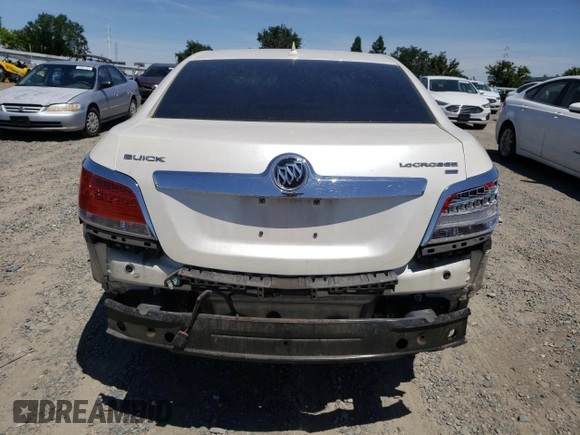 2011 Buick LaCrosse CXS with VIN 1G4GE5ED3BF386983, listed as a Copart auction lot 57137525 with 138,951 mi miles and Salvage title. Bid and sale history available at DreamBid. Image 6.