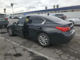 2016 Infiniti Q50 2.0t Premium with VIN JN1CV7AP4GM202199, listed as a Copart auction lot 48600515 with 112,485 mi miles and Salvage Title. Bid and sale history available at carsss.com. Image 2.