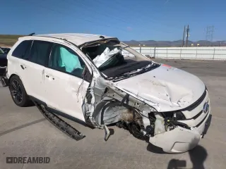 2013 Ford Edge SEL with VIN 2FMDK4JC7DBA05031, listed as a Copart auction lot 52178415 with 0 mi miles and Salvage Title. Bid and sale history available at carsss.com. Image 4.