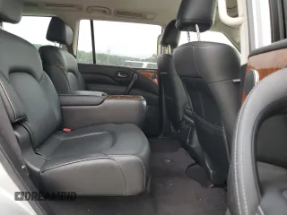 2018 Infiniti QX80 with VIN JN8AZ2NE6J9191550, listed as a Copart auction lot 62253904 with 75,841 mi miles and Salvage Title. Bid and sale history available at carsss.com. Image 11.