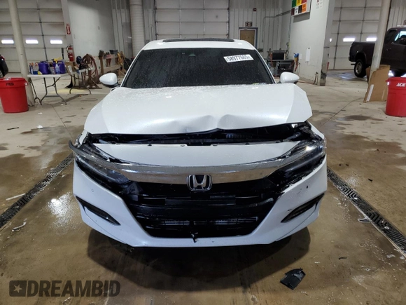 2020 Honda Accord Touring with VIN 1HGCV2F98LA011036, listed as a Copart auction lot 58977685 with 75,467 mi miles and Salvage title. Bid and sale history available at DreamBid. Image 5.