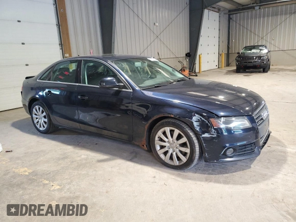 2009 Audi A4 Premium Plus with VIN WAUSF78KX9N025104, listed as a Copart auction lot 60462095 with 136,547 mi miles and Clean title. Bid and sale history available at DreamBid. Image 4.