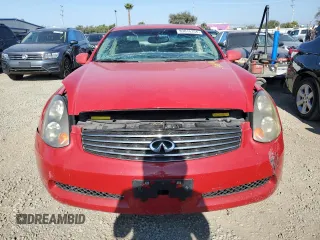 2004 Infiniti G35 Coupe w/Leather with VIN JNKCV54E64M802230, listed as a Copart auction lot 83816154 with 145,053 mi miles and Clean Title. Bid and sale history available at carsss.com. Image 5.