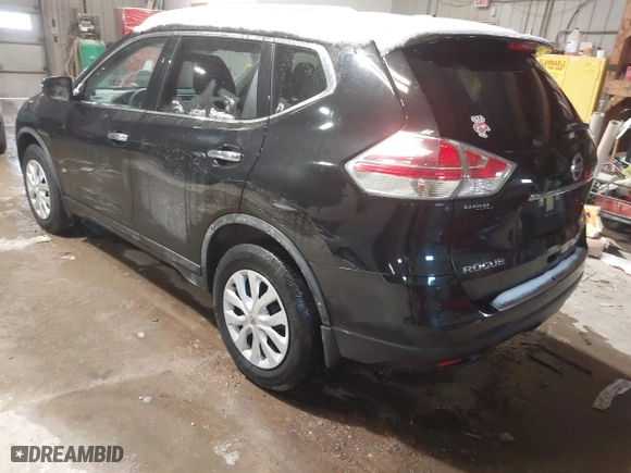 2016 Nissan Rogue S with VIN JN8AT2MV1GW136307, listed as a IAAI auction lot 41565866 with 66,488 mi miles. Bid and sale history available at carsss.com. Image 3.
