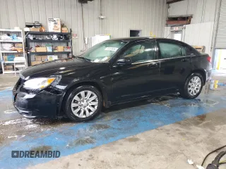 2014 Chrysler 200 LX with VIN 1C3CCBAG7EN101336, listed as a Copart auction lot 70451634 with 157,510 mi miles and Salvage Title. Bid and sale history available at carsss.com. Image 1.