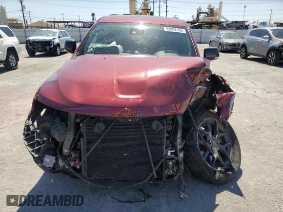 2021 Jeep Grand Cherokee Limited X with VIN 1C4RJEBG0MC714727, listed as a Copart auction lot 52962165 with 32,411 mi miles and Salvage title. Bid and sale history available at DreamBid. Image 5.