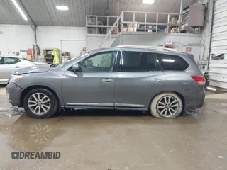 2015 Nissan Pathfinder SL with VIN 5N1AR2MM3FC642198, listed as a IAAI auction lot 42462300 with 191,328 mi miles and . Bid and sale history available at DreamBid. Image 14.