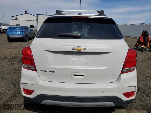 2021 Chevrolet Trax LT with VIN KL7CJPSB9MB326050, listed as a Copart auction lot 49545985 with 0 mi miles and Salvage Title. Bid and sale history available at carsss.com. Image 6.