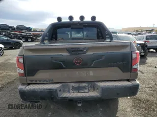 2024 Nissan Titan Pro-4X with VIN 1N6AA1ED3RN103011, listed as a Copart auction lot 87050954 with 8,829 mi miles and Salvage title. Bid and sale history available at DreamBid. Image 6.
