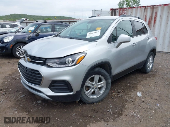 2017 Chevrolet Trax LT with VIN KL7CJLSB3HB085536, listed as a IAAI auction lot 42066819 with 141,106 mi miles and . Bid and sale history available at carsss.com. Image 2.