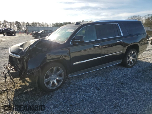 2015 Cadillac Escalade ESV Luxury z VIN 1GYS4SKJ5FR554888, wystawiony jako Copart lot #42372885 z przebiegiem 163 495 mil mil oraz Szkody całkowita. Historia ofert i sprzedaży dostępna na DreamBid. Obrazek 1.