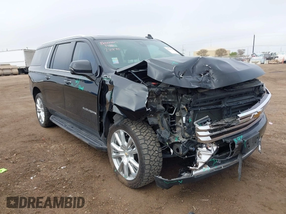 2022 Chevrolet Suburban High Country with VIN 1GNSKGKL5NR200434, listed as a IAAI auction lot 41047540 with 67,891 mi miles and . Bid and sale history available at DreamBid. Image 1.
