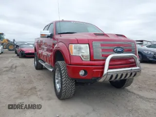2010 Ford F-150 XL with VIN 1FTFW1EVXAFC57538, listed as a IAAI auction lot 42045616 with 154,379 mi miles. Bid and sale history available at carsss.com. Image 1.