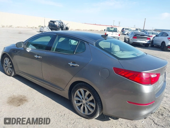2014 Kia Optima EX with VIN 5XXGN4A7XEG346890, listed as a IAAI auction lot 42174866 with 179,450 mi miles and . Bid and sale history available at carsss.com. Image 3.
