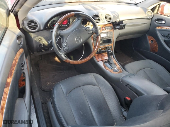 2004 Mercedes-Benz CLK-Class Cabriolet 3.2L with VIN WDBTK65G04T032160, listed as a Copart auction lot 80343424 with 104,002 mi miles and Clean Title. Bid and sale history available at carsss.com. Image 8.