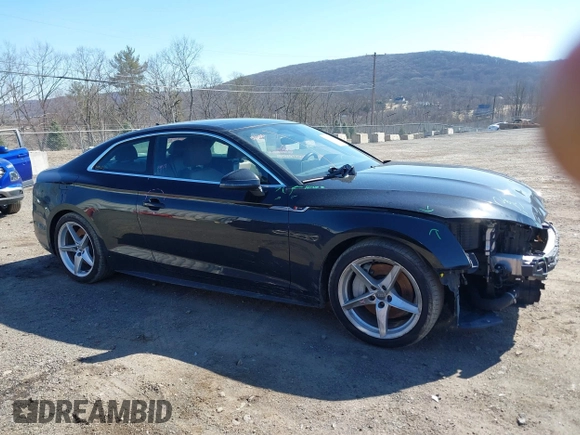 2019 Audi A5 Premium Plus with VIN WAUTNAF54KA026957, listed as a IAAI auction lot 41744015 with 94,506 mi miles and . Bid and sale history available at DreamBid. Image 13.