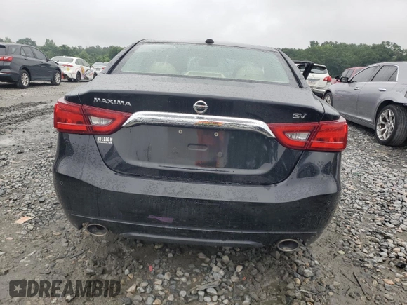2018 Nissan Maxima SV with VIN 1N4AA6AP6JC363005, listed as a Copart auction lot 59487735 with 75,452 mi miles and Salvage title. Bid and sale history available at DreamBid. Image 6.