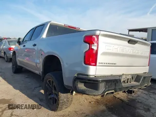 2022 Chevrolet Silverado 1500 LT Trail Boss with VIN 1GCPYFEL6NZ158262, listed as a IAAI auction lot 41039379 with 125,225 mi miles and . Bid and sale history available at DreamBid. Image 3.